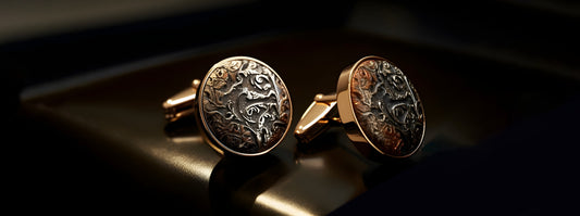 Personalised cufflinks with custom engraving