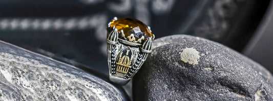 Custom-designed men's ring with personalized engraving