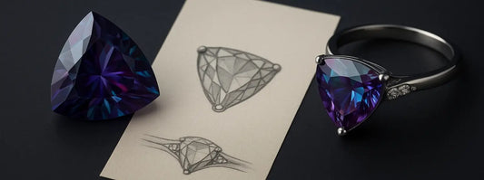 Custom jewelry Alexandrite
