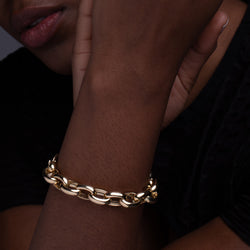 Open Link Gold Bracelet