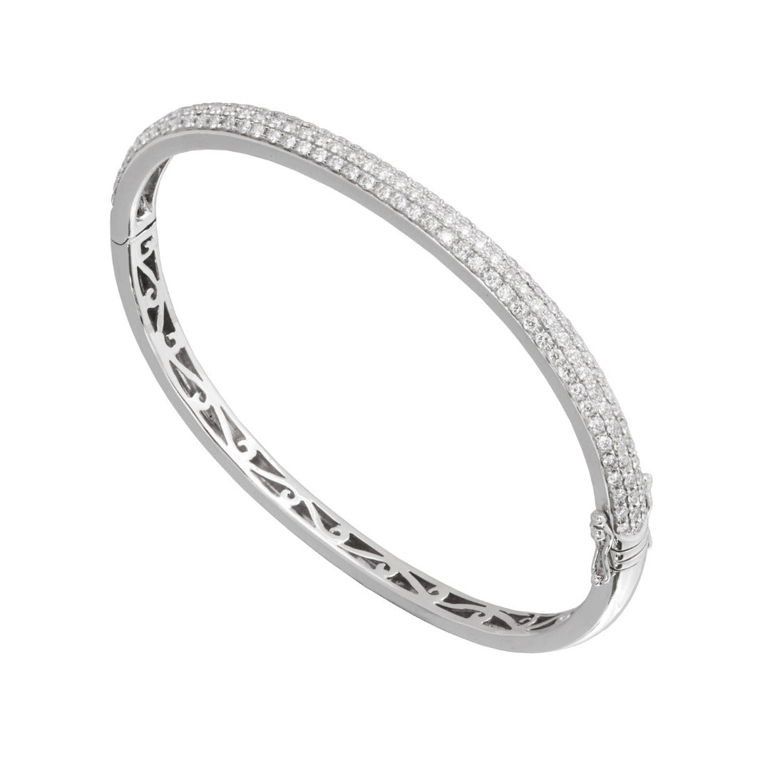 Diamond Pavé White Gold Bracelet