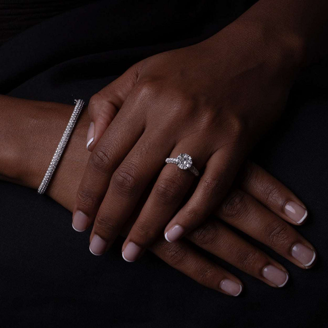 Diamond Pavé White Gold Bracelet