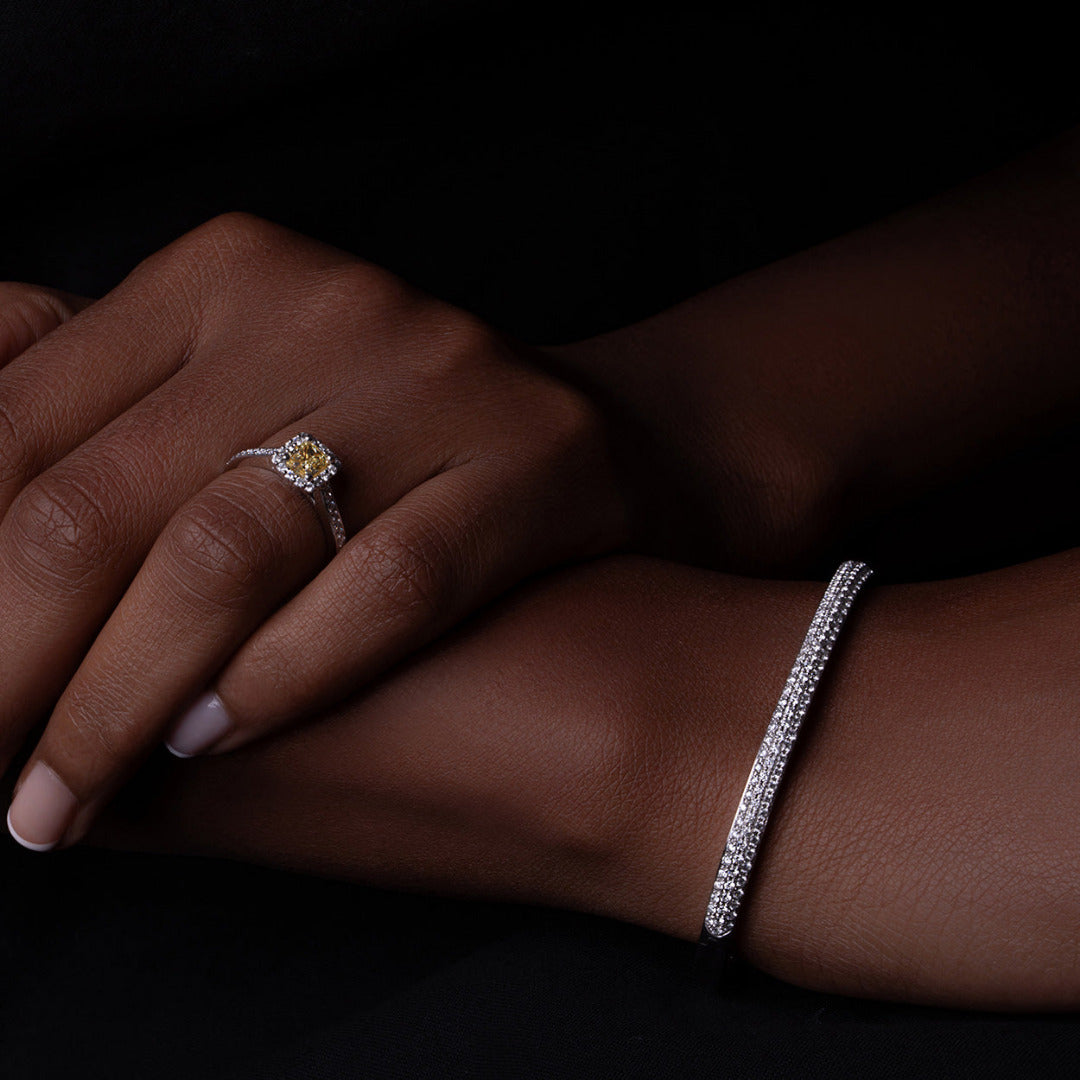 Diamond Pavé White Gold Bracelet