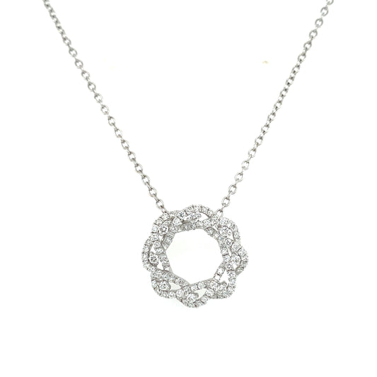 Diamond White Gold Pendant