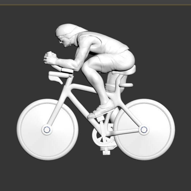 3D model of The Cyclist Gold Necklace