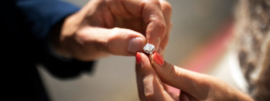 Top jeweler in San Francisco displaying a variety of engagement rings