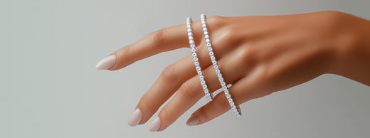 Measuring bracelet size for the perfect fit on wrist circumference.