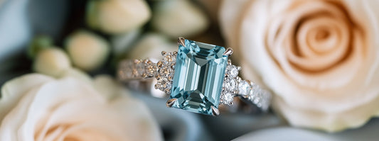 Custom engagement ring showcasing a distinct and stylish design.