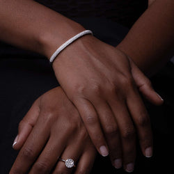 Diamond Pavé White Gold Bracelet
