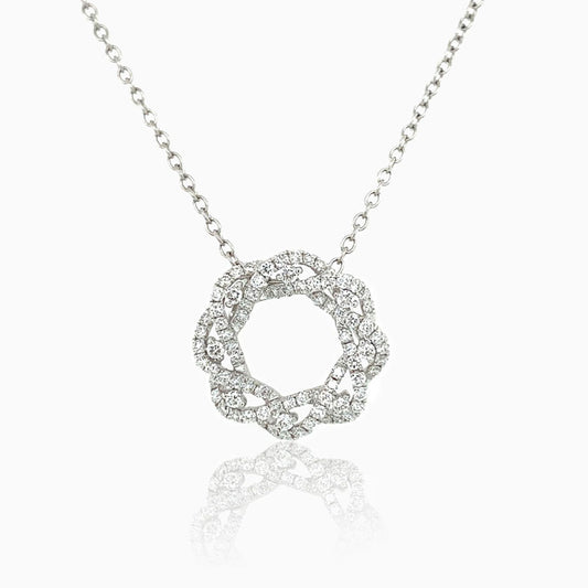 Diamond White Gold Pendant