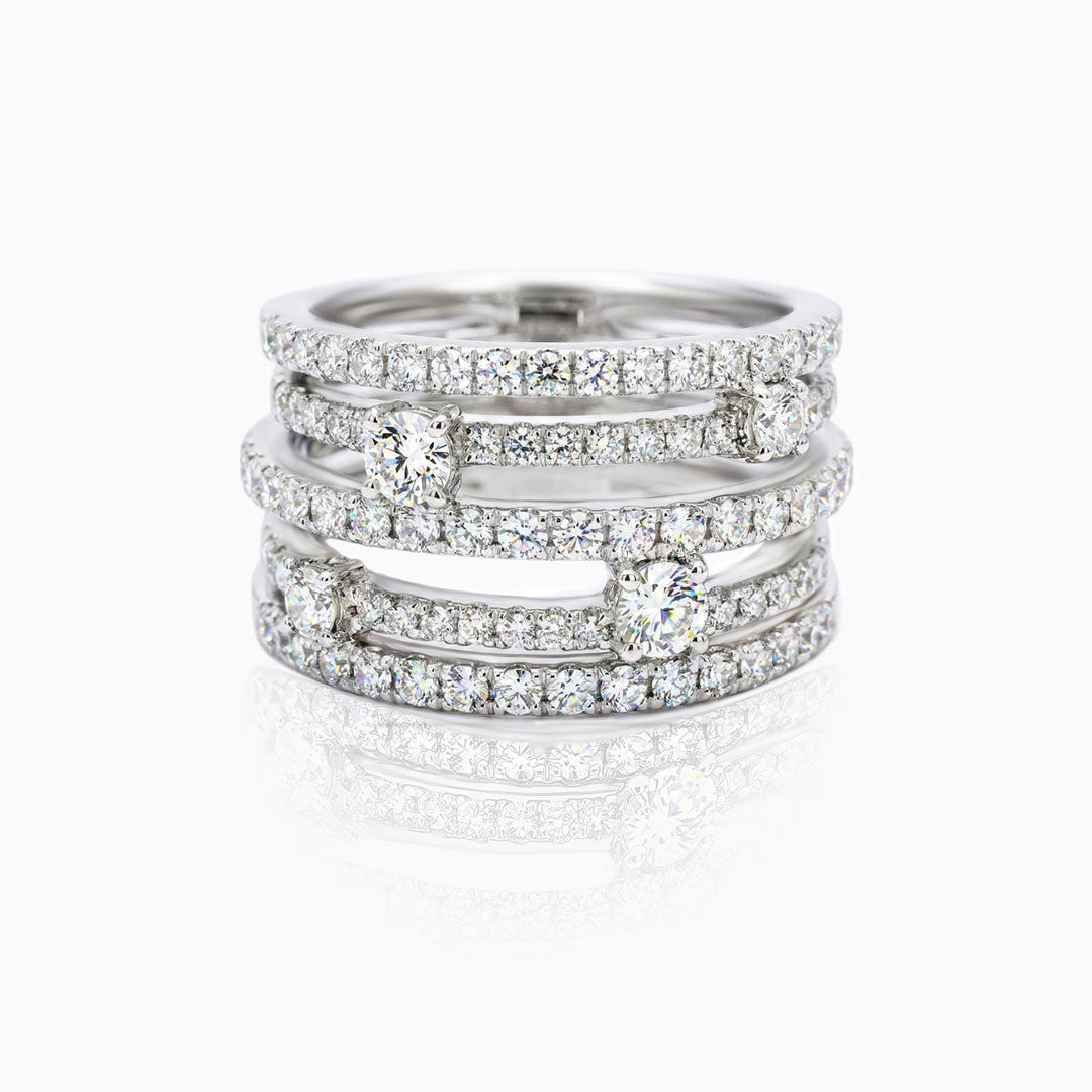 Diamond White Gold Ring