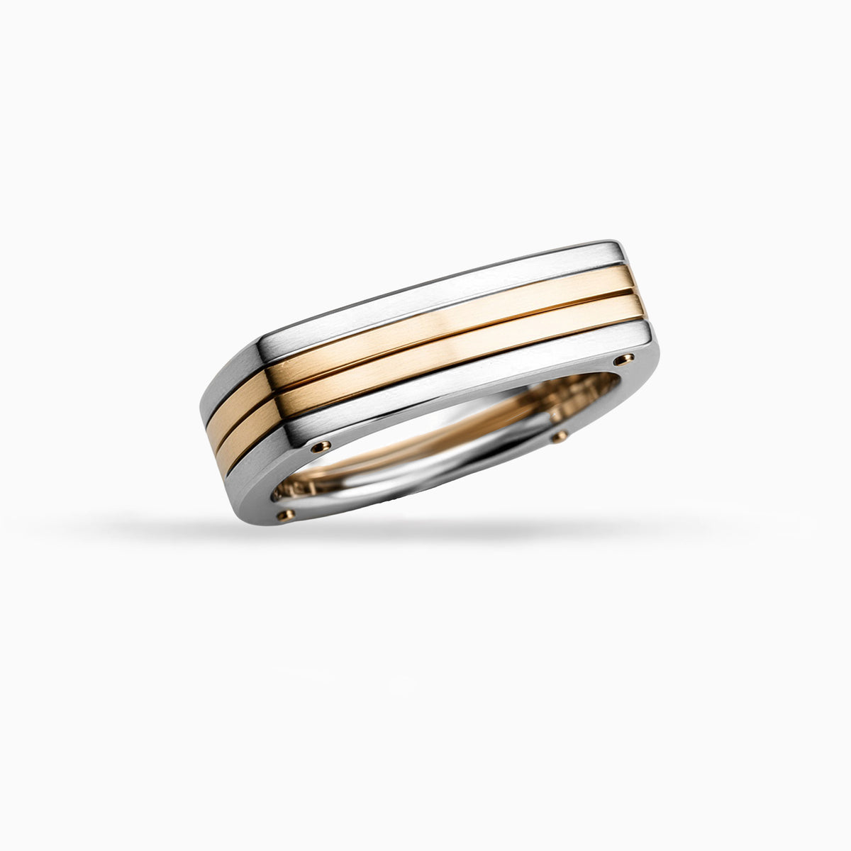 Doubl Shank Yellow Gold Ring