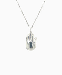 Hamsa (Hand of God) Diamond Pave Necklace