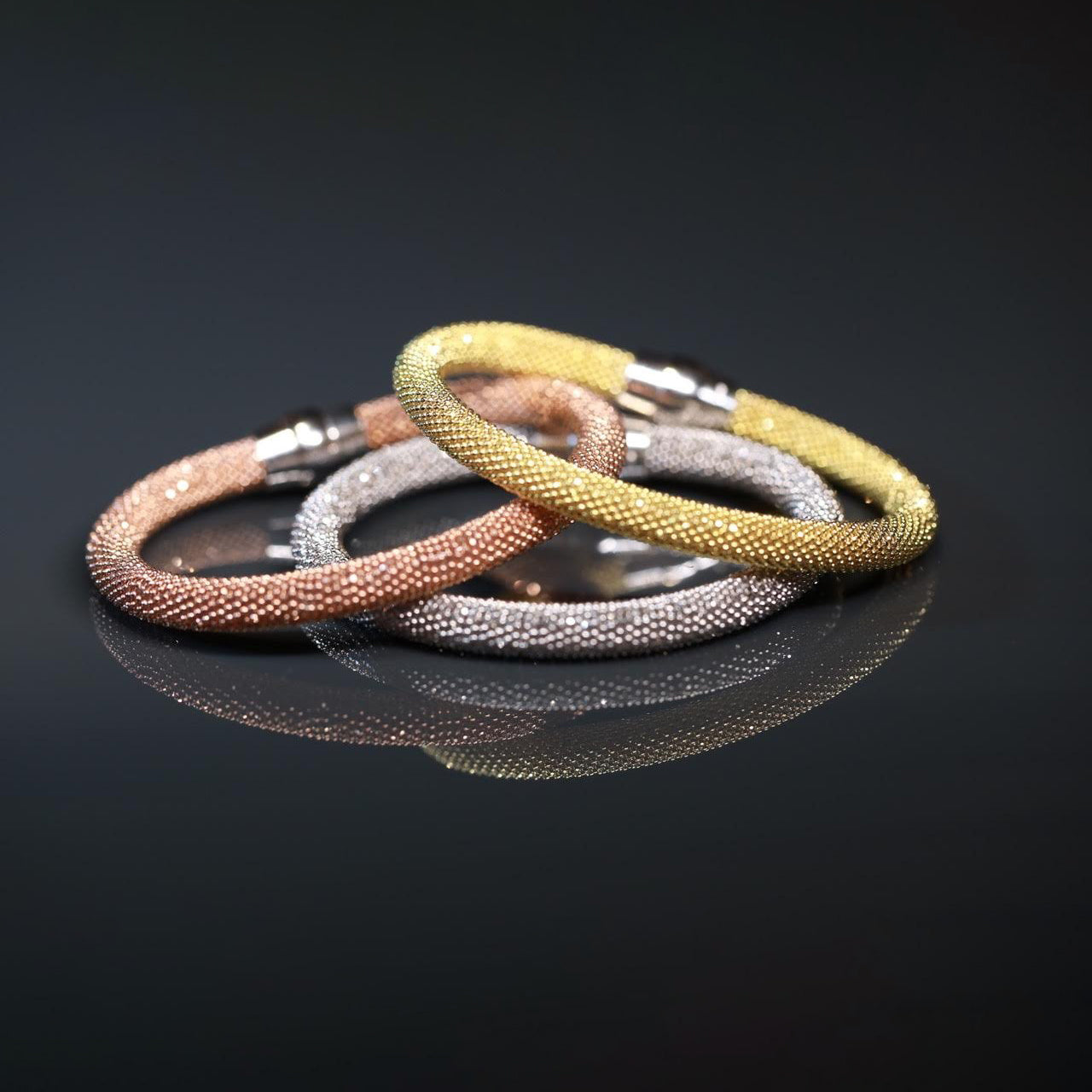 Gold Plated Small Mesh Bracelets