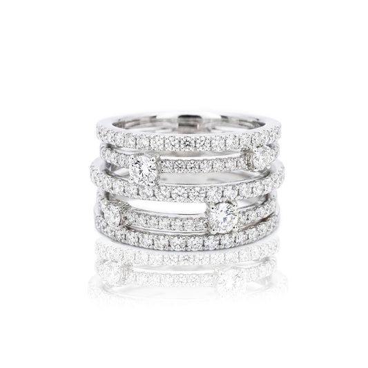 Diamond White Gold Ring