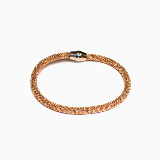 Rose Gold Plated Mesh Small Bracelet