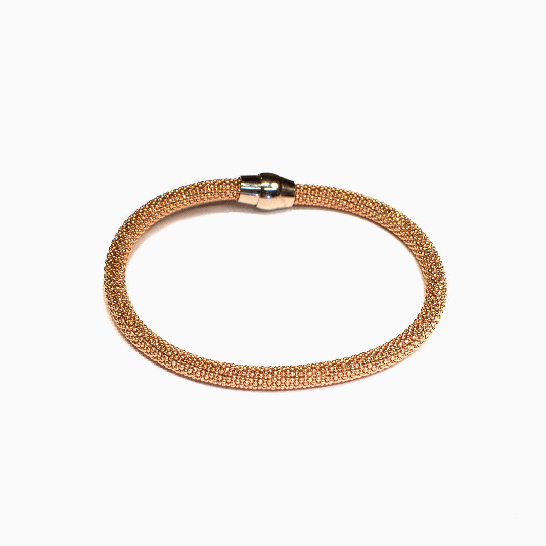 Rose Gold Plated Mesh Bracelet 4.5mm