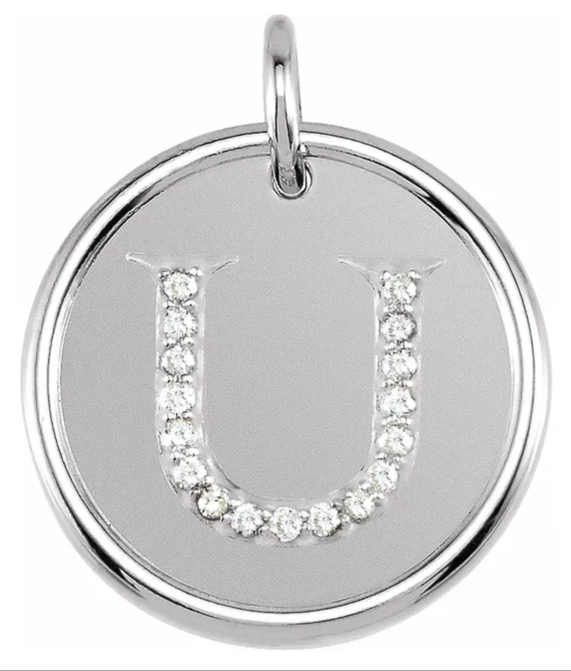 Diamond Initial Gold Necklace